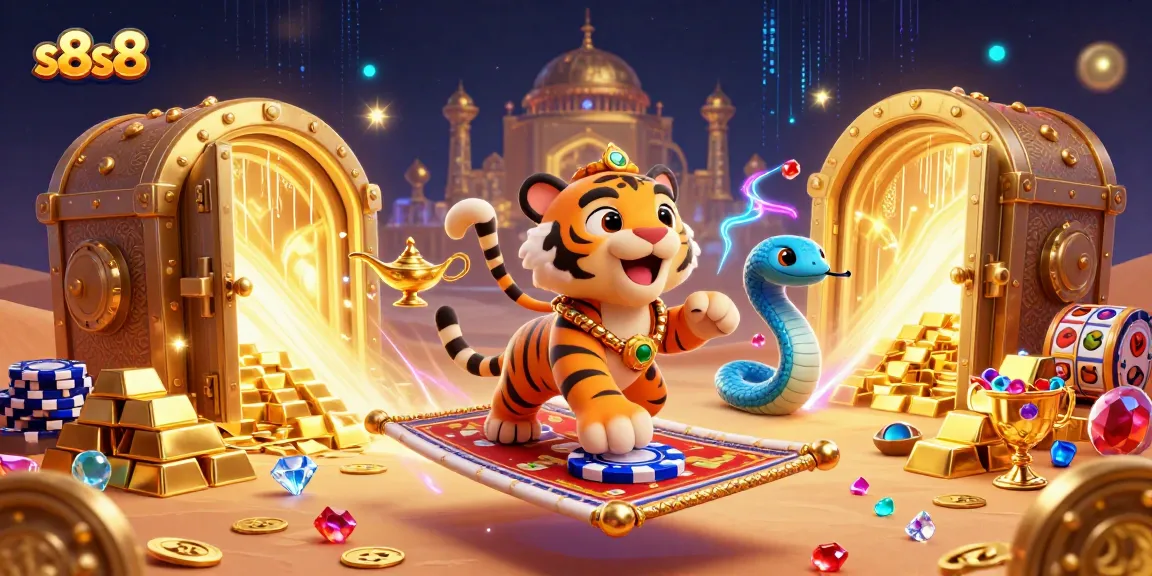 Experience thrilling gameplay with stunning visuals at s8s8 in this vibrant casino scene.