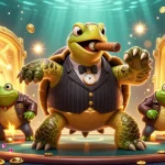 Experience the excitement of fast payout casino games with vibrant characters and treasures.