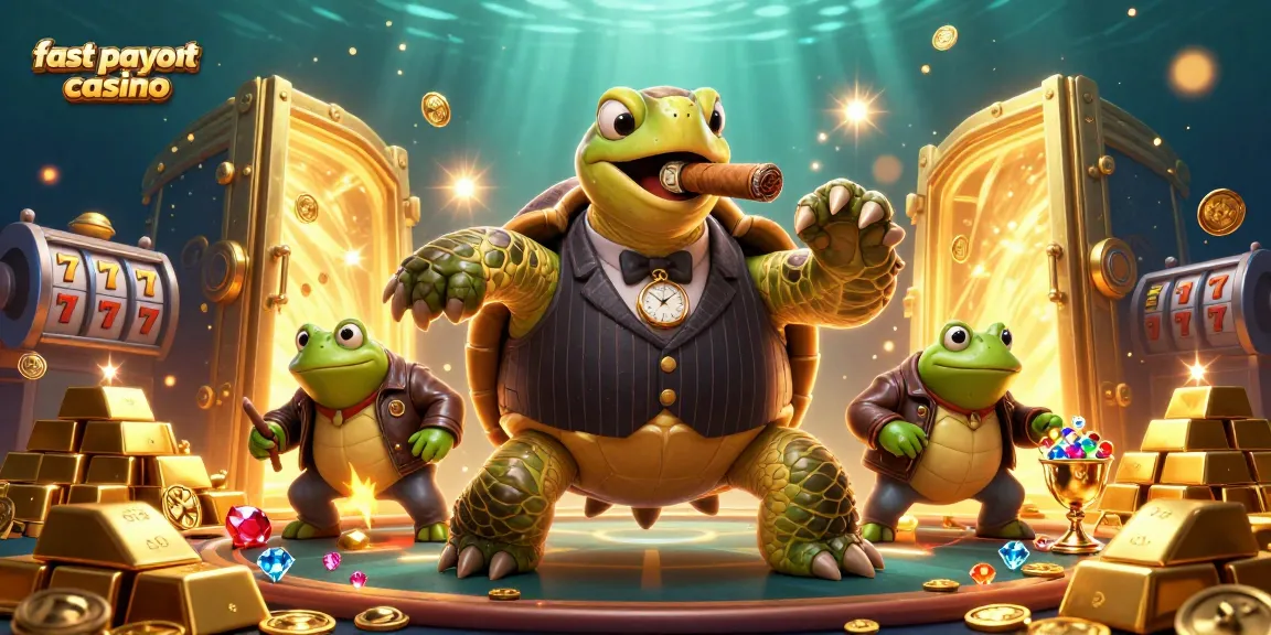 Experience the excitement of fast payout casino games with vibrant characters and treasures.