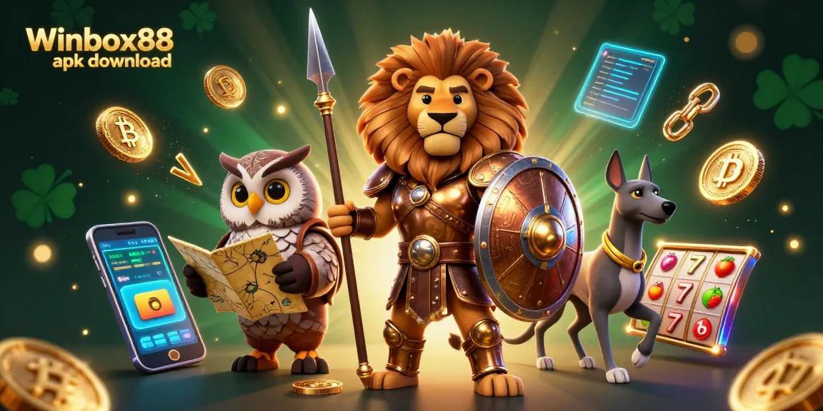 Download Winbox88 apk for easy mobile access to games and promotions in a vibrant casino scene.